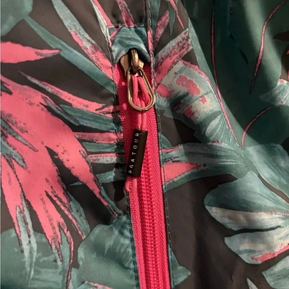 PGA Tour Women's Long Sleeve Hood Full Zip Jacket Bahama Paradise Jacket Size L - Picture 5 of 11